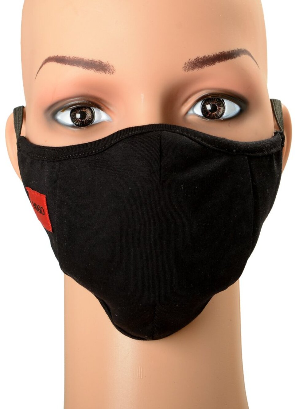 Hugo Boss Unisex Black Soft Logo Protection Face Mask One Size